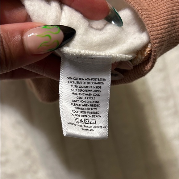 Toddler Girls' Bluey Chenille Fleece Pullover Sweatshirt in cream - Picture 15 of 15